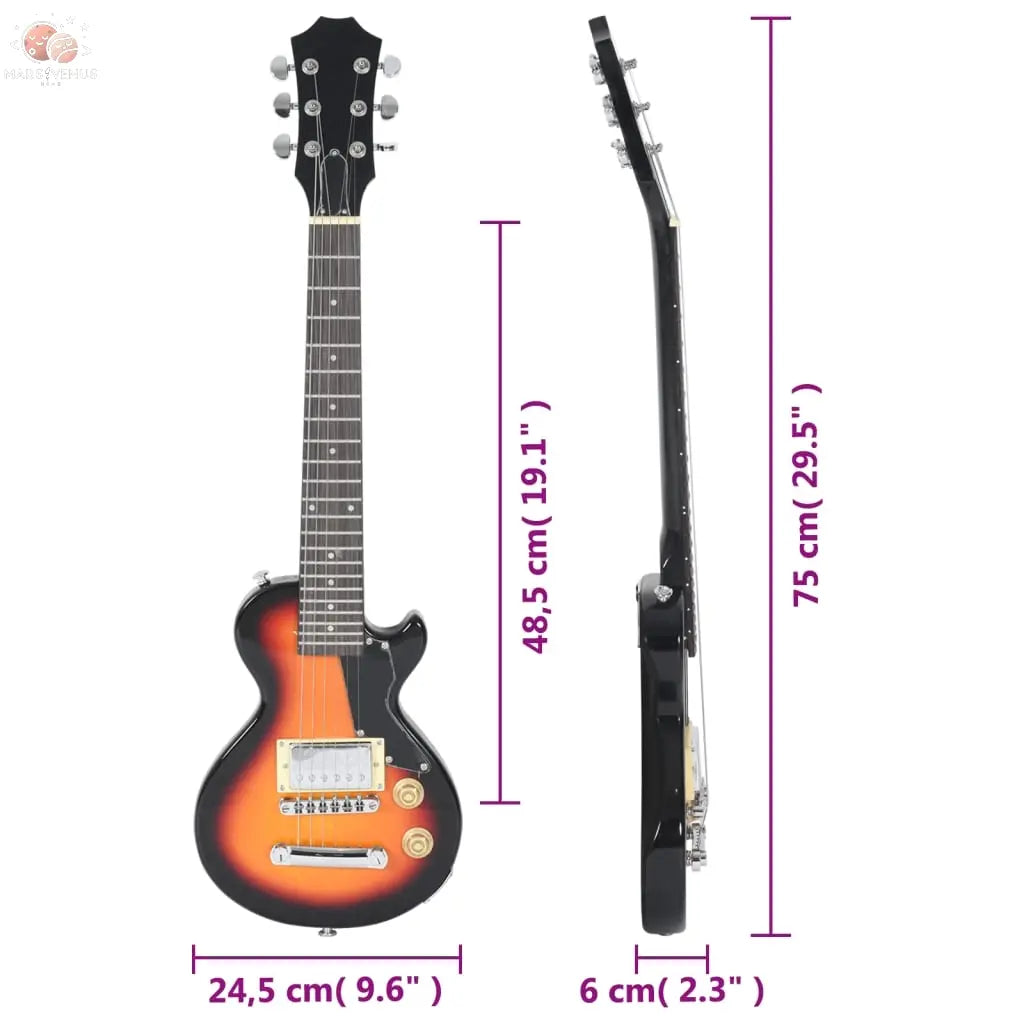 Guitare Électrique Pour Enfants Et Sac 3/4 30&quot;