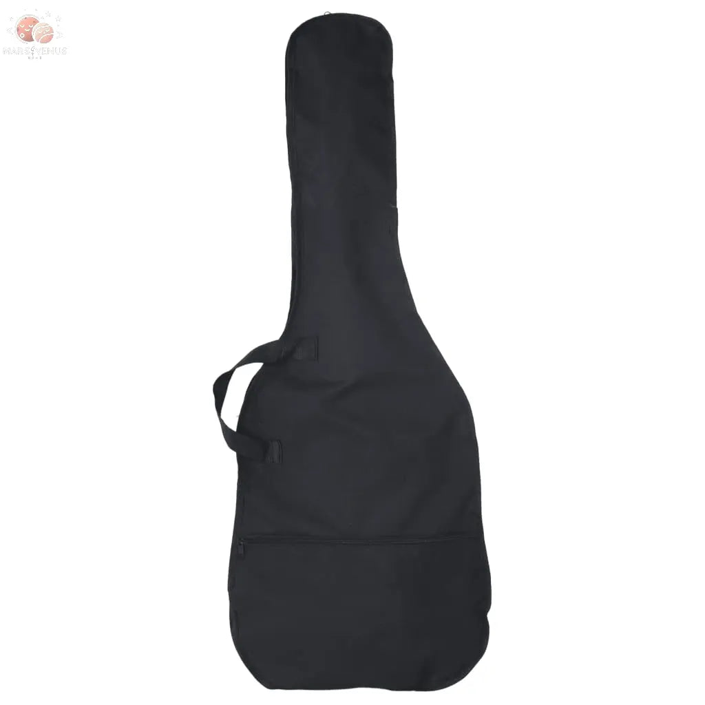 Guitare Basse Électrique De Débutants Sac Brun Et Noir 4/4 46&quot;