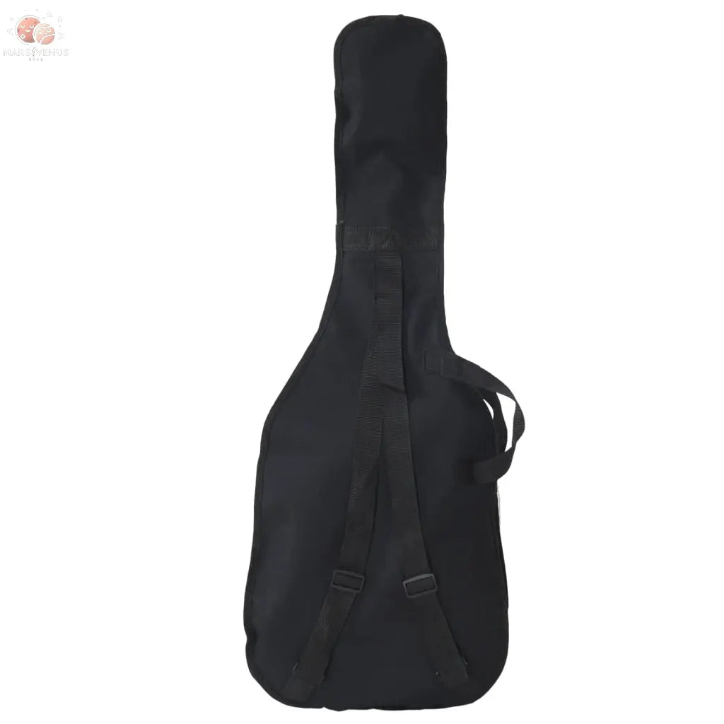 Guitare Basse Électrique De Débutants Sac Brun Et Blanc 4/4 46&quot;