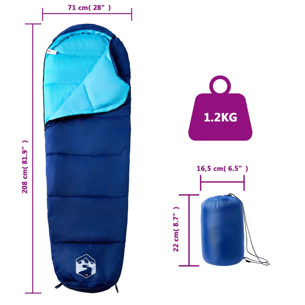 Sac De Couchage Momie Pour Adultes Camping 3 Saisons