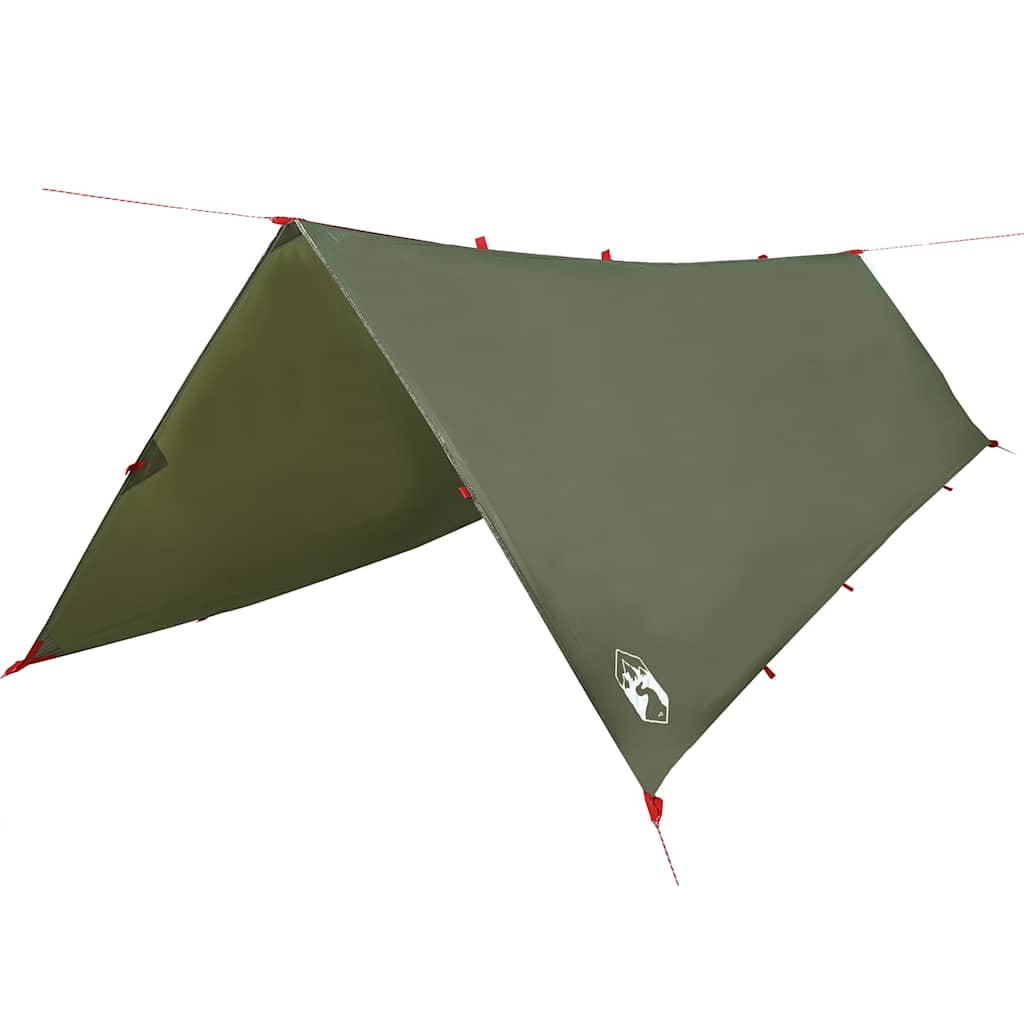 Bâche De Camping Imperméable Vert Olive