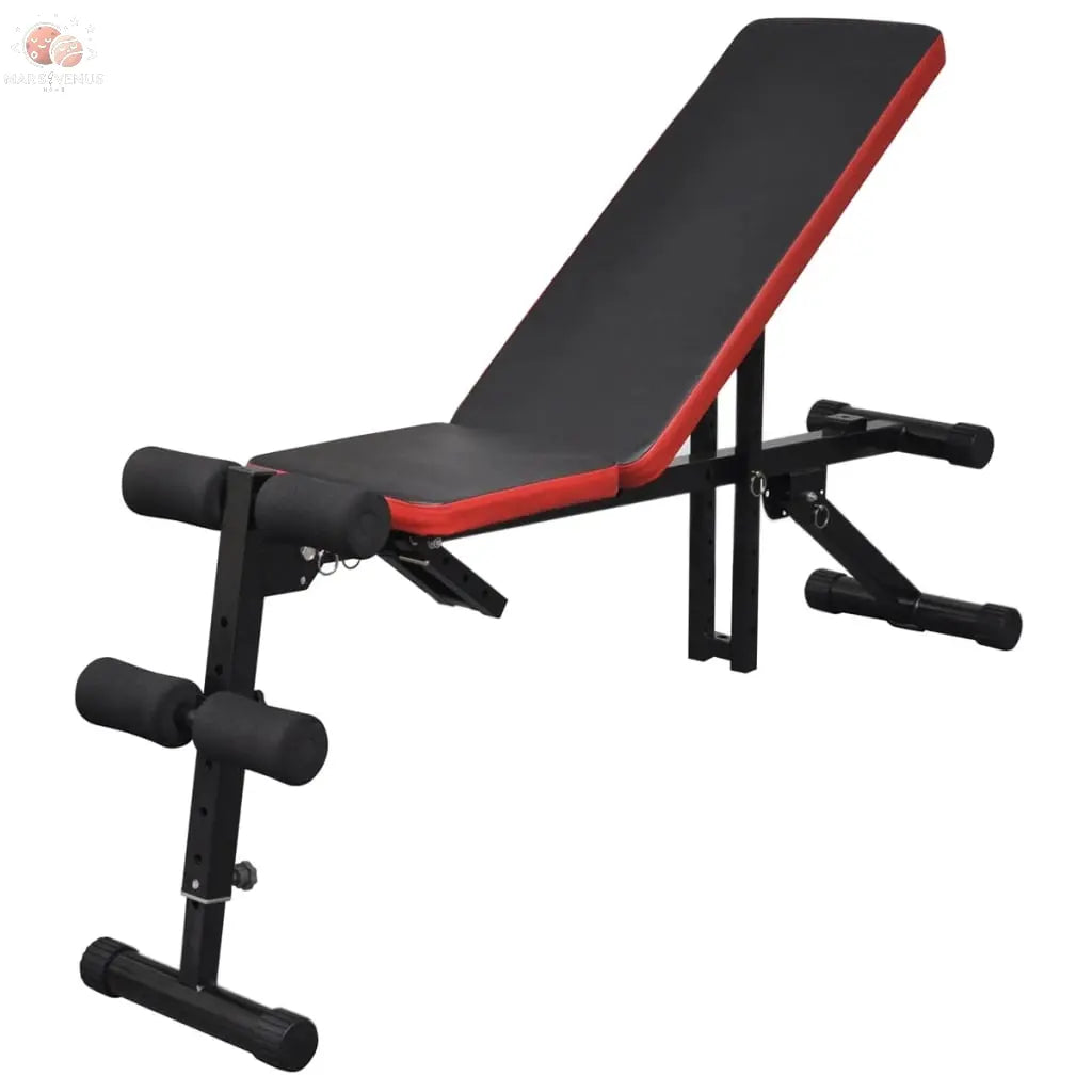 Banc D'entraînement Réglable Avec Jeu D'haltères 30,5 Kg