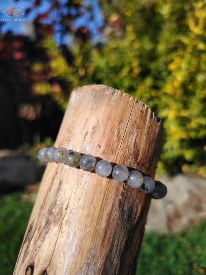 Bracelet Pierre Labradorite éclat perle 6mm Mars & Venus Home