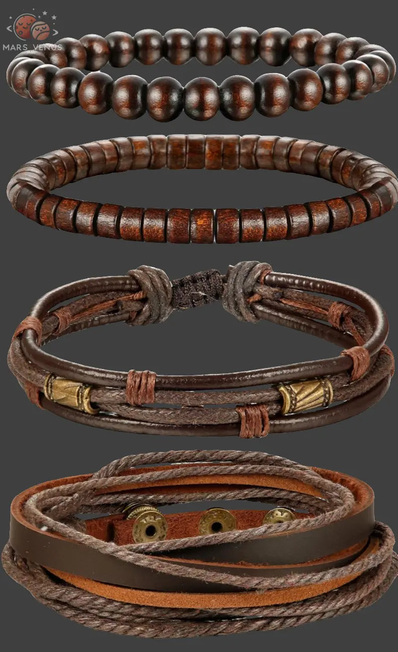 Bracelet masculin et robuste pour les hommes qui aiment les choses simples! Mars & Venus Home