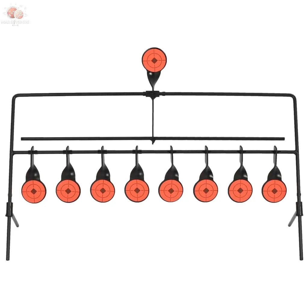 Cible De Tir Avec Réinitialisation Automatique Et 8+1 Cibles vidaXL