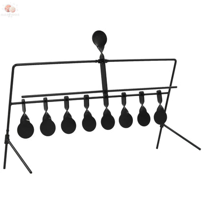 Cible De Tir Avec Réinitialisation Automatique Et 8+1 Cibles vidaXL