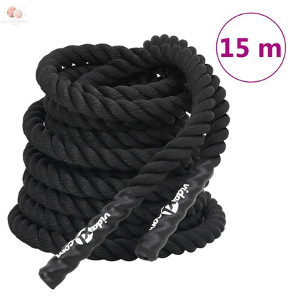 Corde De Combat Noir 9 Kg Polyester