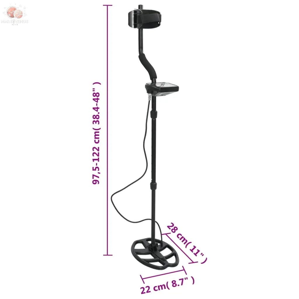 Détecteur Métaux 20 Cm Profondeur Recherche Écran Lcd