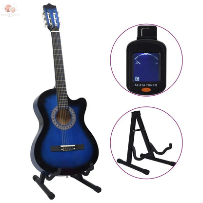 Ensemble De Guitare Découpée Classique 12 Pcs 6 Cordes