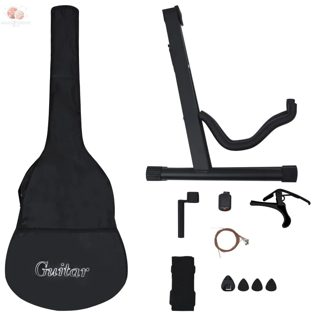 Ensemble De Guitare Découpée Classique 12 Pcs 6 Cordes