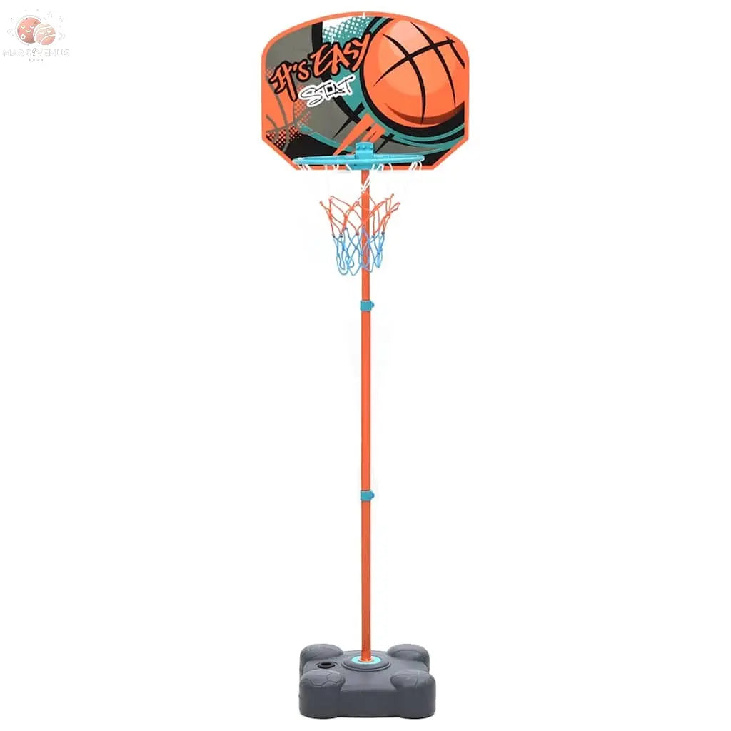 Ensemble De Jeu De Basket-Ball Portable Réglable 109-141 Cm Anthracite