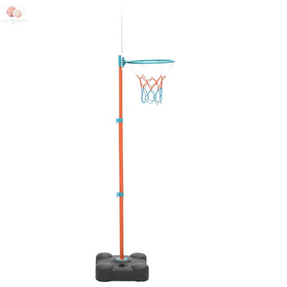 Ensemble De Jeu De Basket-Ball Portable Réglable 109-141 Cm Anthracite