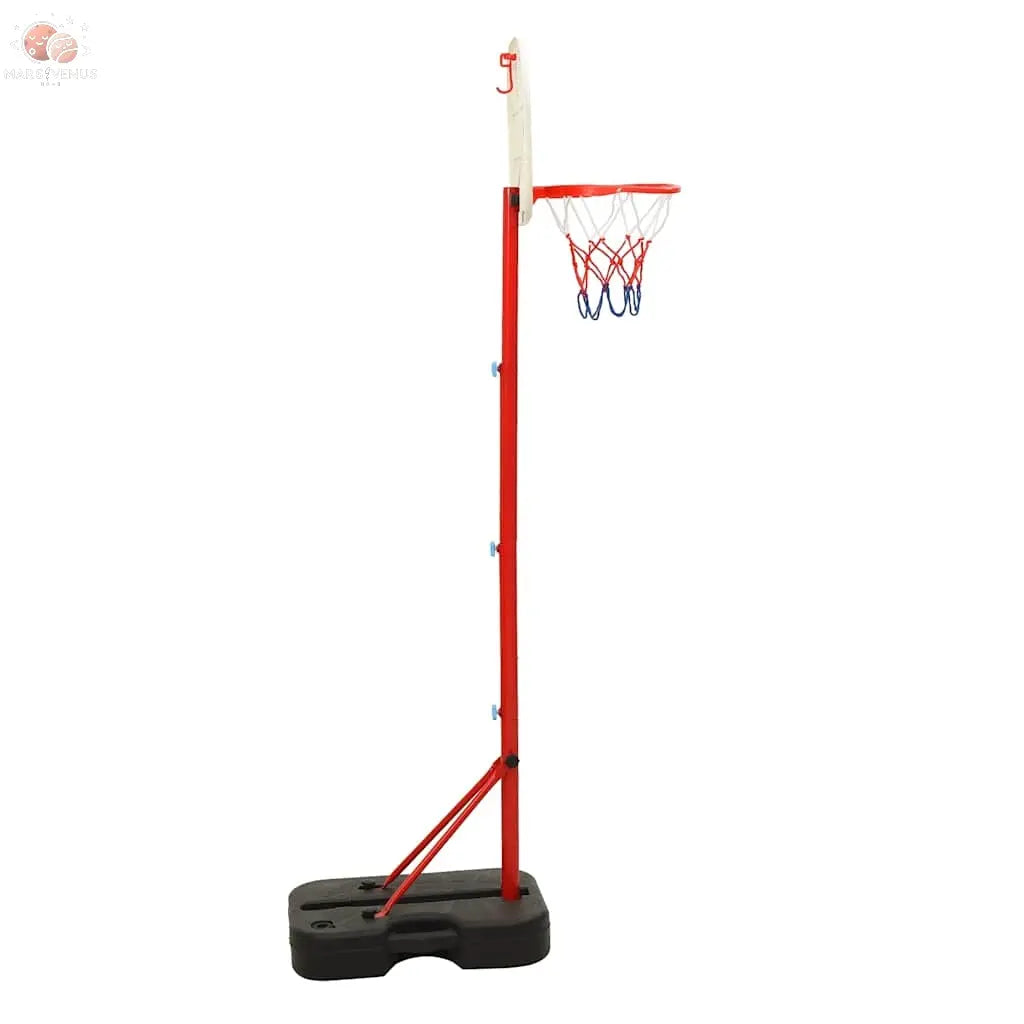 Ensemble De Jeu De Basket-Ball Portable Réglable 138,5-166 Cm Gris Clair