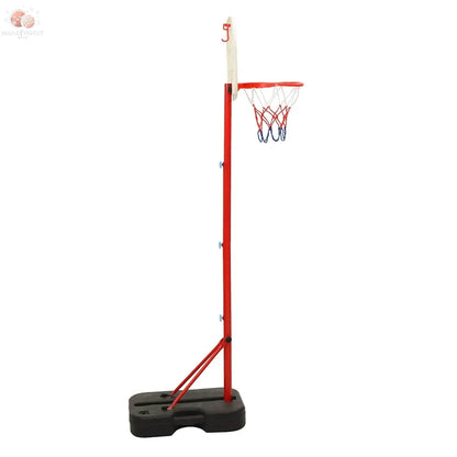 Ensemble De Jeu De Basket-Ball Portable Réglable 138,5-166 Cm Gris Clair