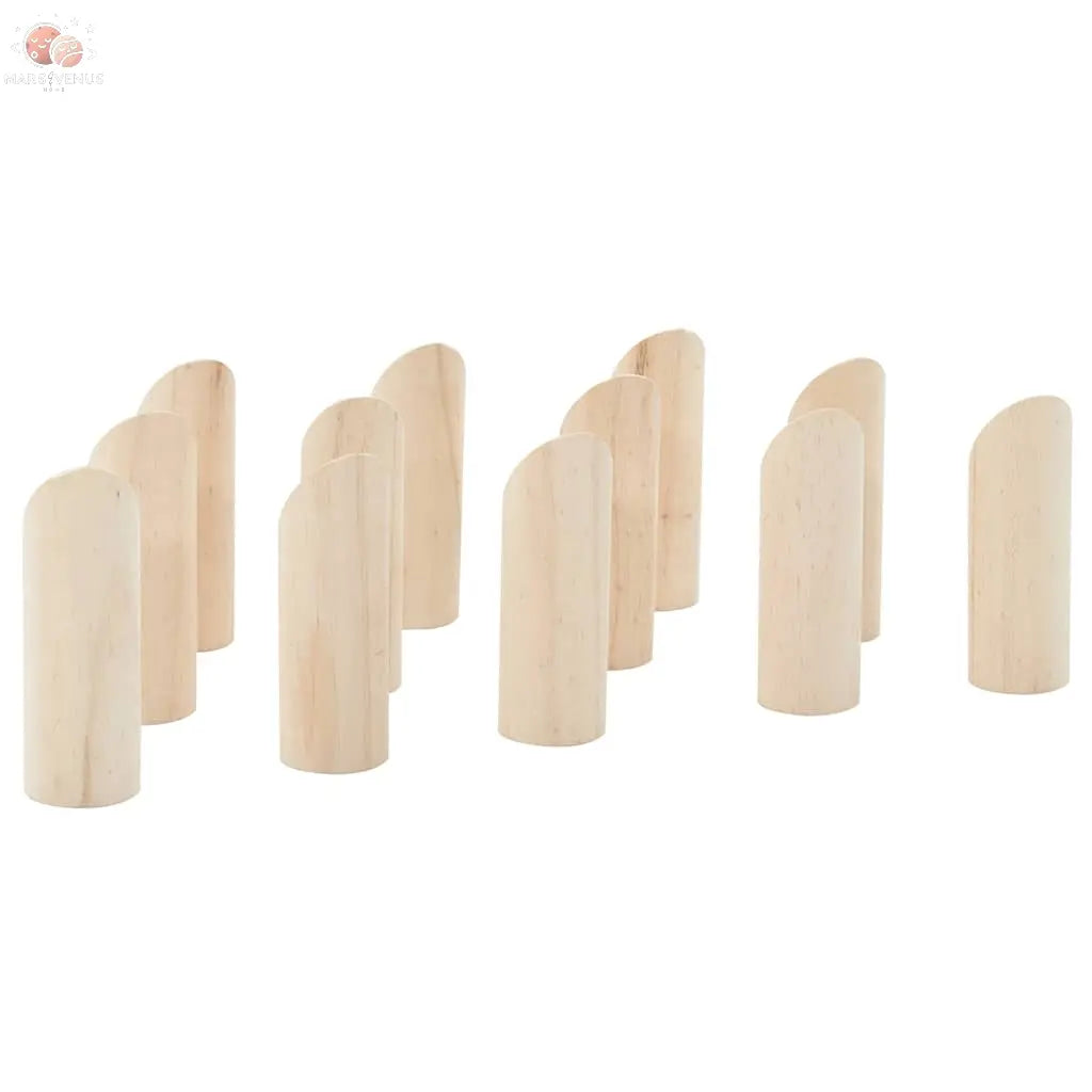 Ensemble De Jeu Number Kubb 13 Pcs Sac De Transport Pin Massif