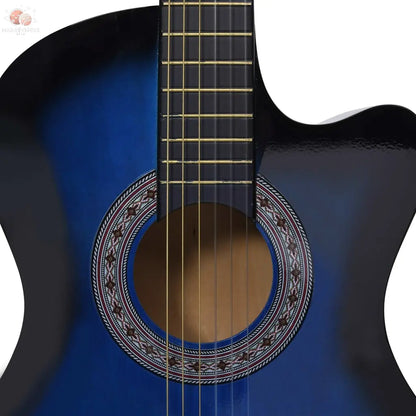 Guitare Découpée Classique Occidentale 6 Cordes Ombré