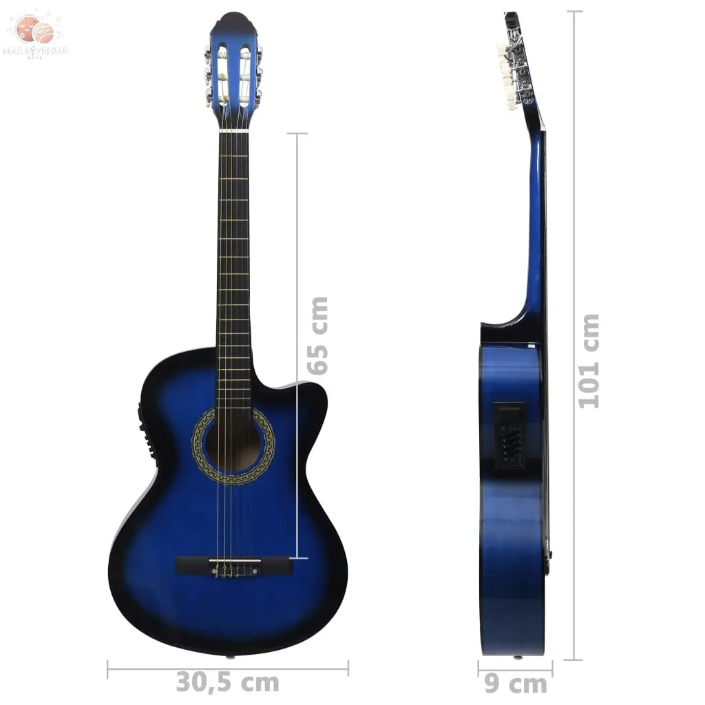 Guitare Découpée Classique Occidentale Égaliseur 6 Cordes