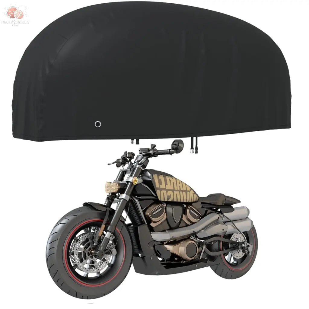 Housse De Motocyclette Noir Oxford 210D