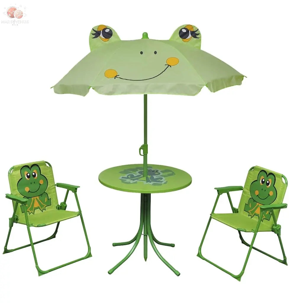 Jeu De Bistro Avec Parasol Pour Enfants 3 Pcs