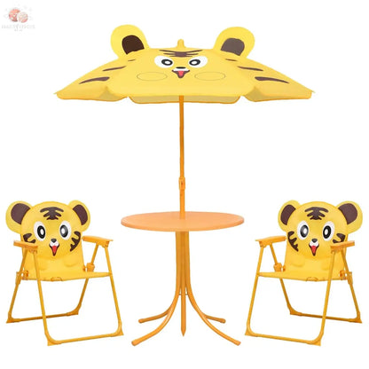 Jeu De Bistro Avec Parasol Pour Enfants 3 Pcs