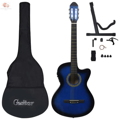 Jeu De Guitare 12Pcs Occidental Avec Égaliseur Et 6 Cordes