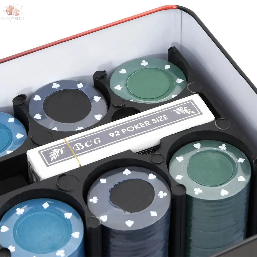 Jeu De Jetons De Poker 200 Pcs 4 G