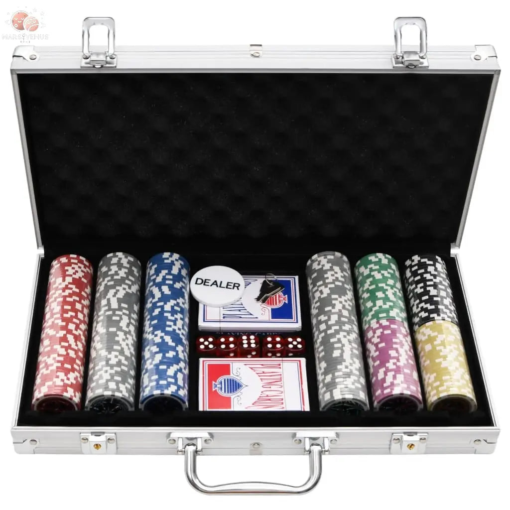 Jeu De Jetons De Poker 300 Pcs 11,5 G