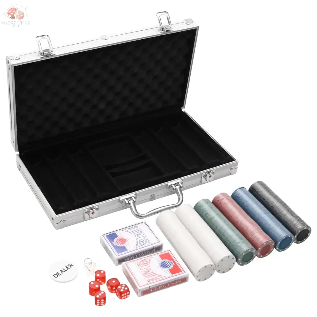 Jeu De Jetons De Poker 300 Pcs 11,5 G