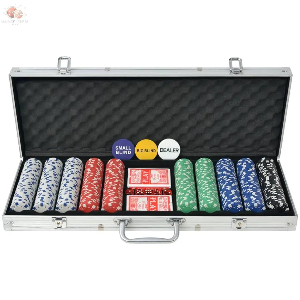 Jeu De Poker Avec 1000 Jetons Aluminium