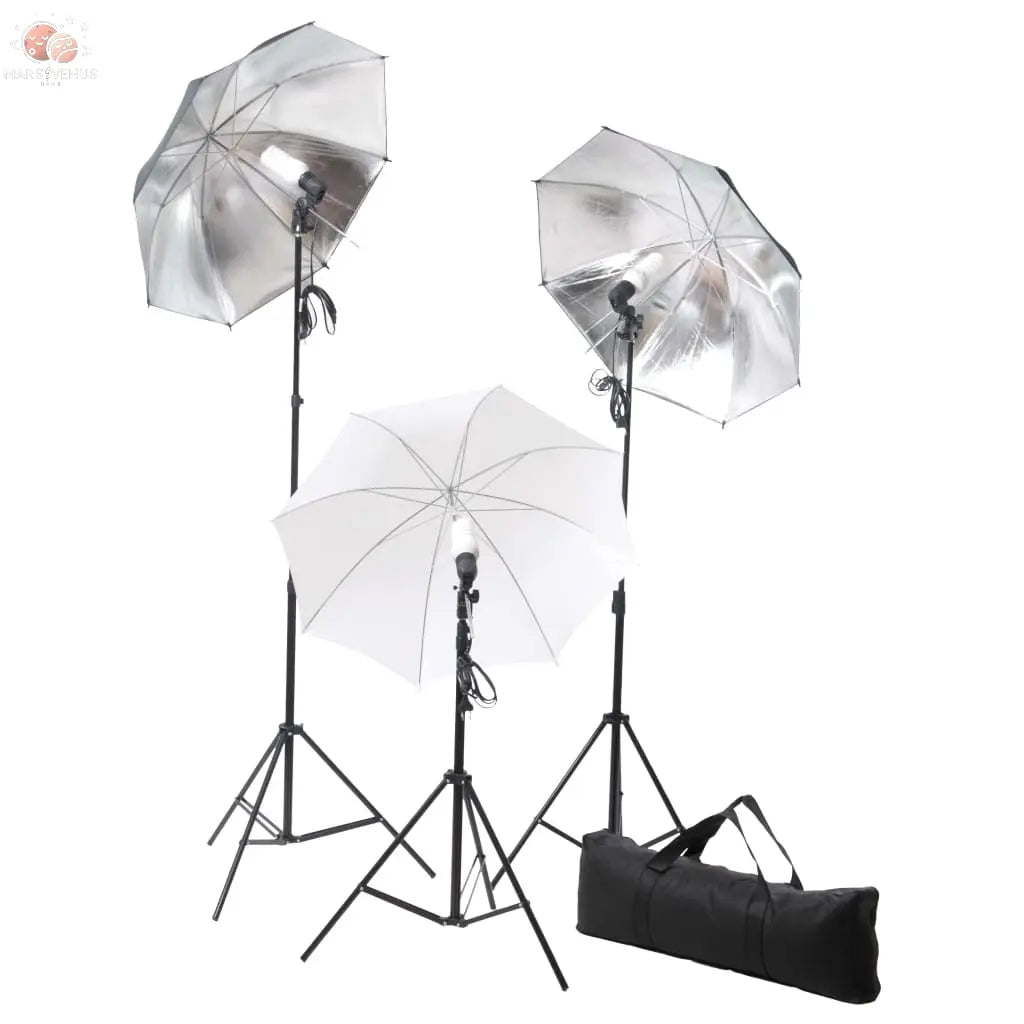 Kit De Studio Photo Avec Toile De Fond Et Jeu D'éclairage