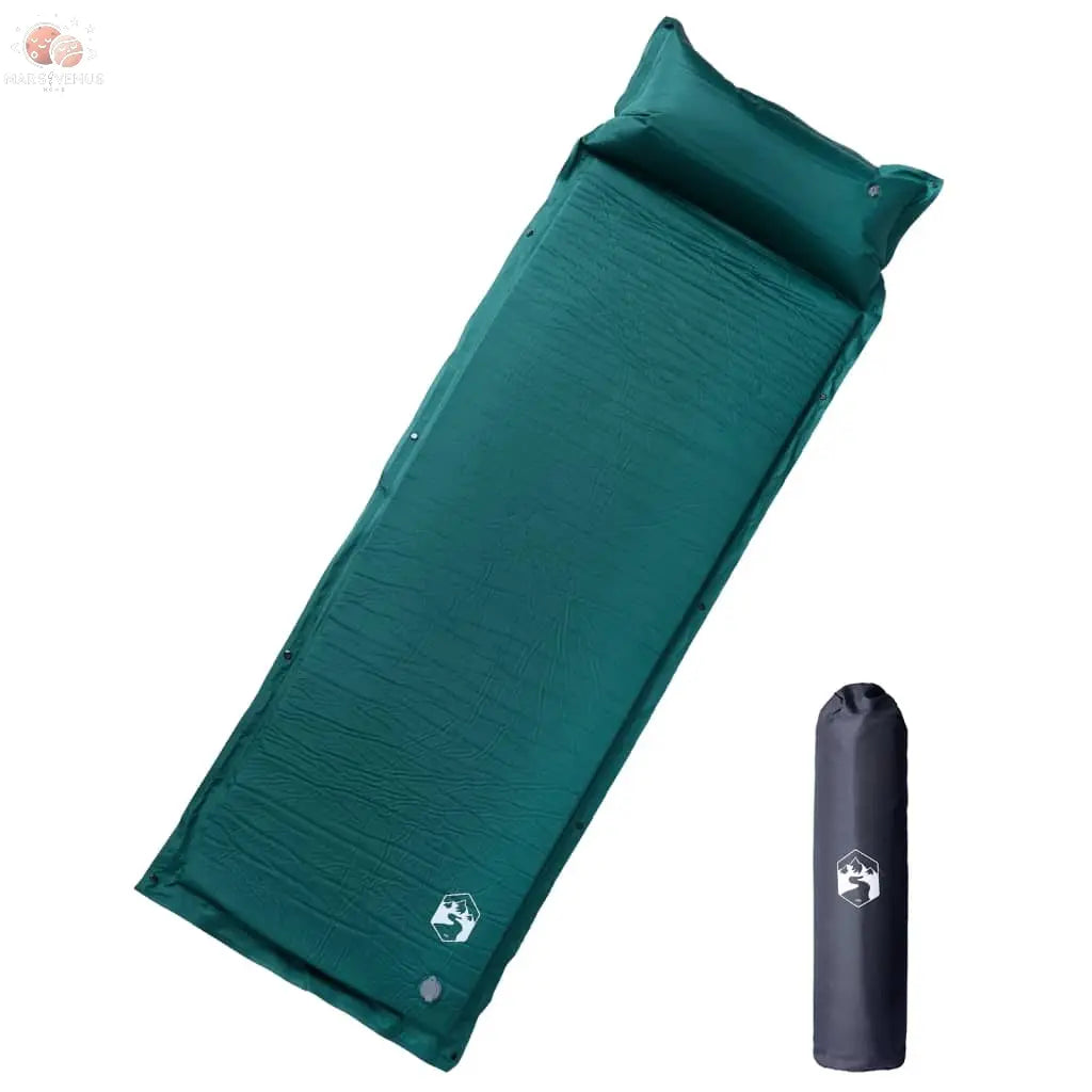 Matelas De Camping Autogonflant Avec Oreiller 1 Personne