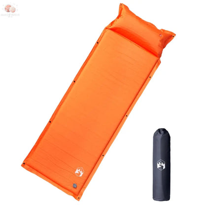 Matelas De Camping Autogonflant Avec Oreiller 1 Personne