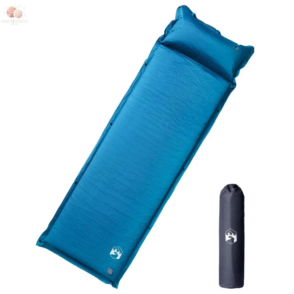 Matelas De Camping Autogonflant Avec Oreiller 1 Personne