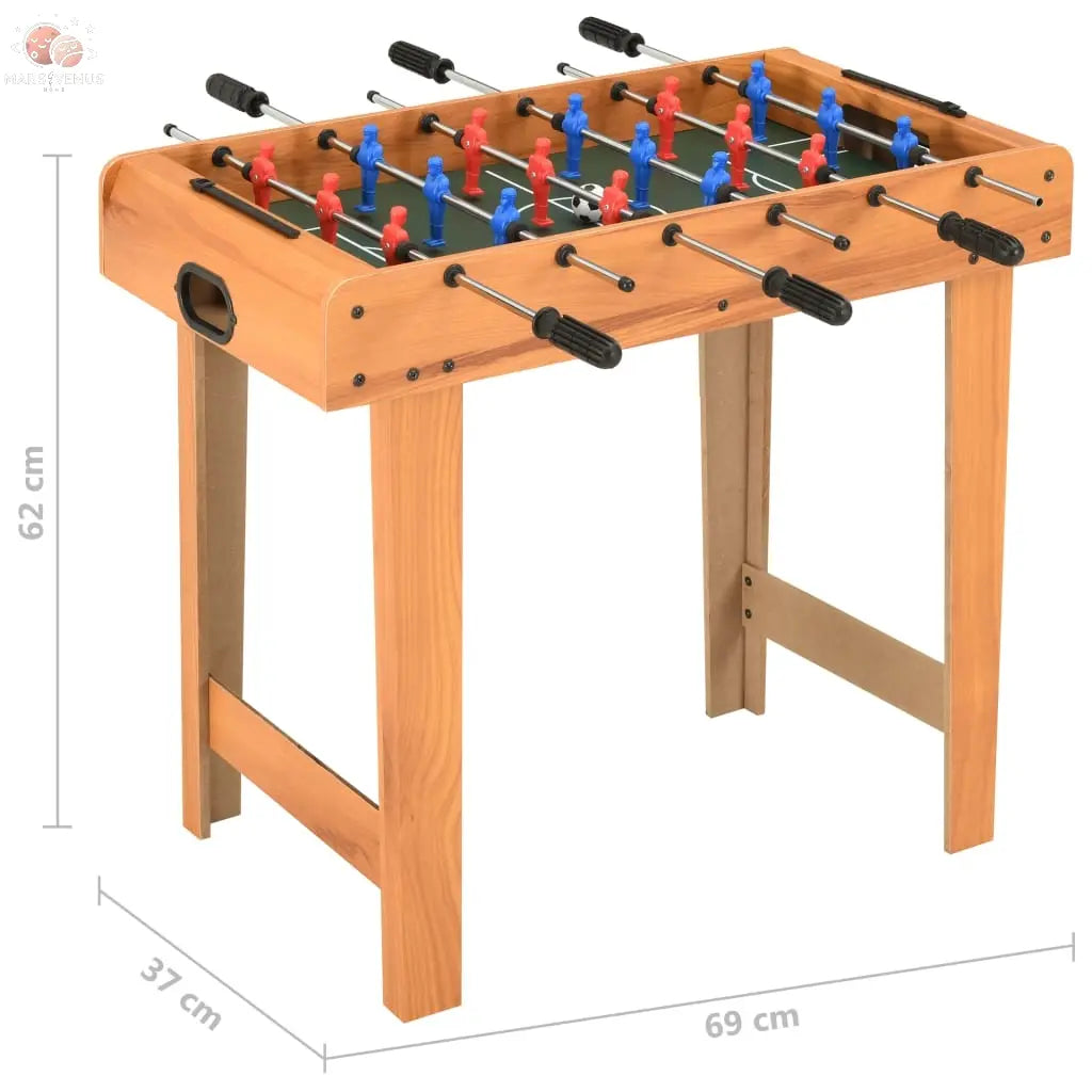 Mini Table De Football 69X37X62 Cm Érable vidaXL