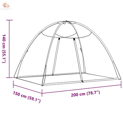 Moustiquaire Mongole Avec Portes 220 Maille 200X150X140Cm