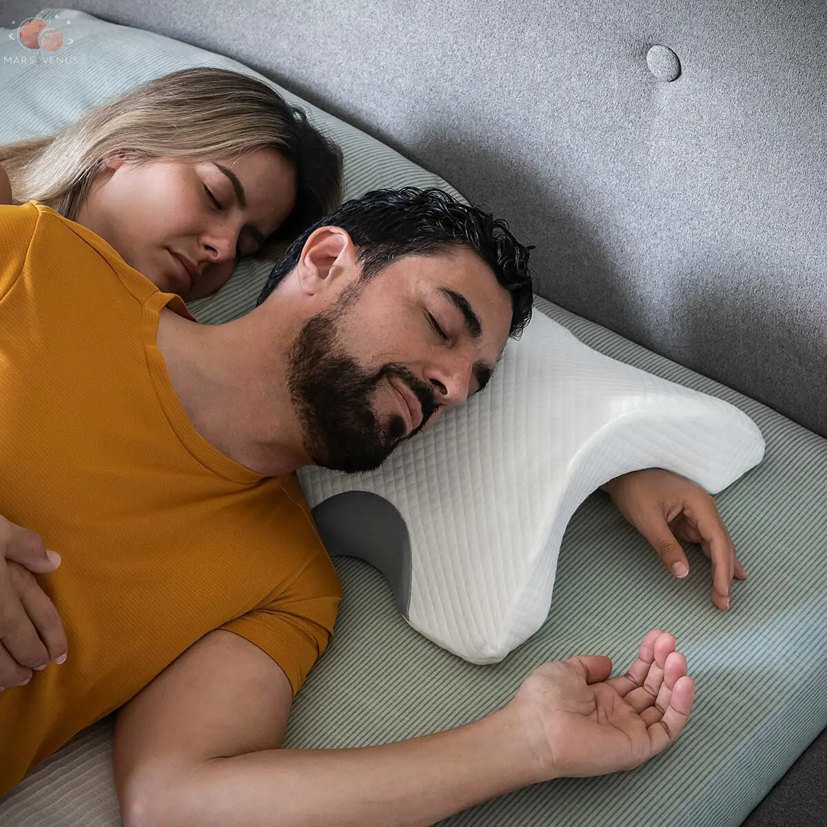 Oreiller sommeil à deux : Le Secret d'un Sommeil Paisible à Deux ❤️ Bigbuy