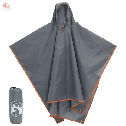 Poncho De Pluie Avec Capuche Design 2 En 1 223X145 Cm