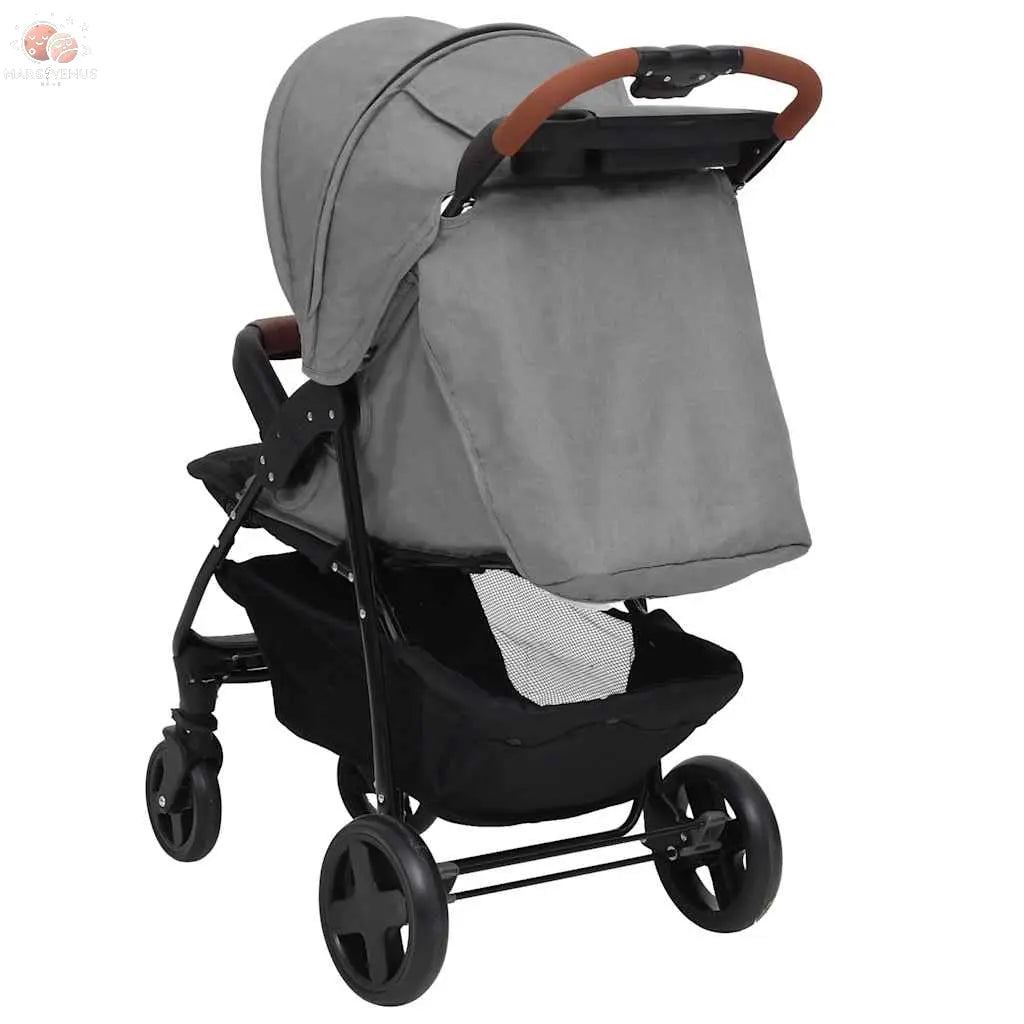 Poussette Pour Bébé 2-En-1 Acier