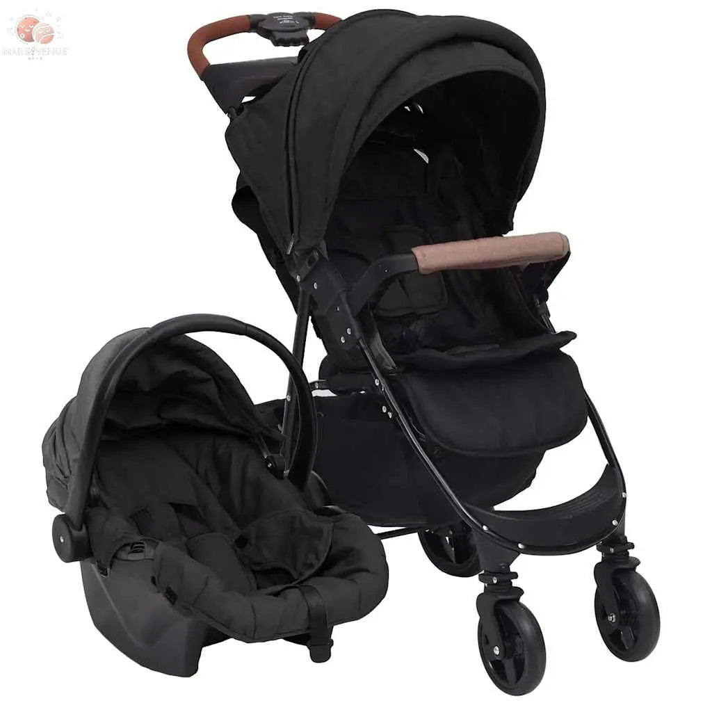 Poussette Pour Bébé 2-En-1 Acier