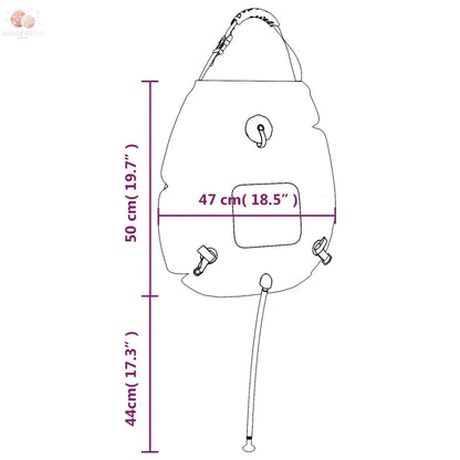 Sac De Douche De Camping Bleu 20 L Pvc