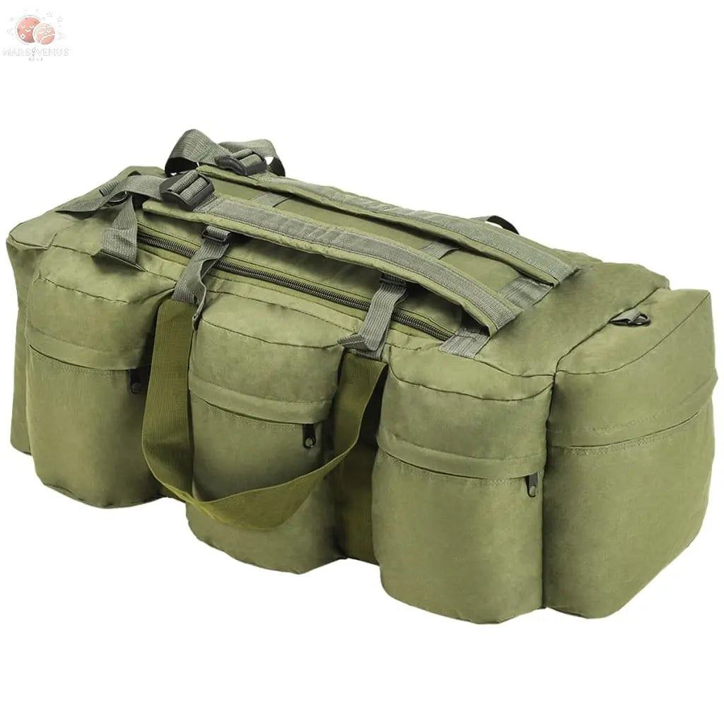 Sac De Sport En Style Militaire 3-En-1 90 L vidaXL