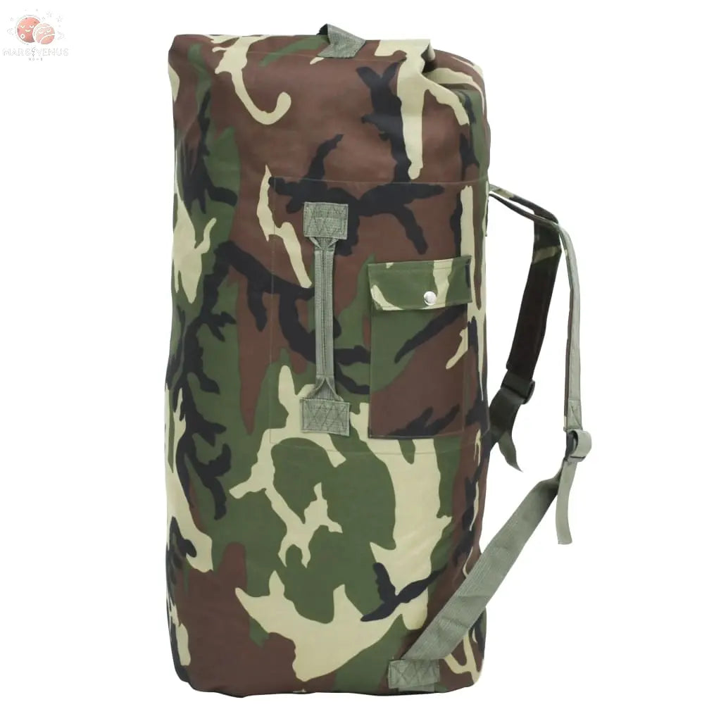 Sac De Sport En Style Militaire 85 L vidaXL