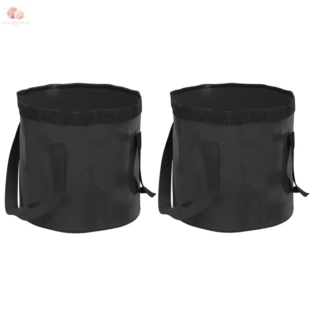 Seaux Pliables 2 Pcs 20 L Pvc