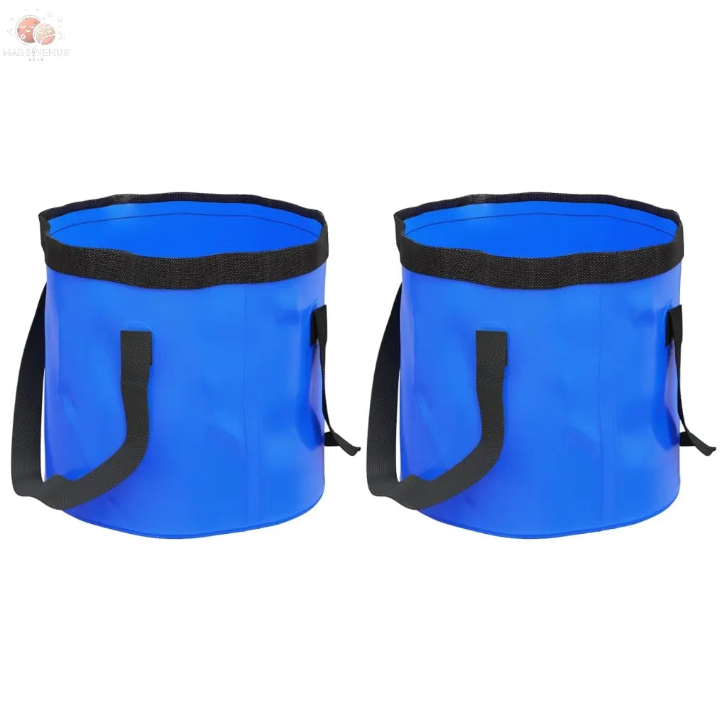 Seaux Pliables 2 Pcs 20 L Pvc