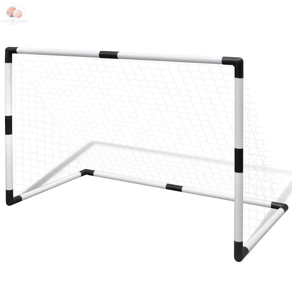 Set De Mini-But De Football Poteau Et Filet Enfants 2Pcs 91,5X48X61 Cm