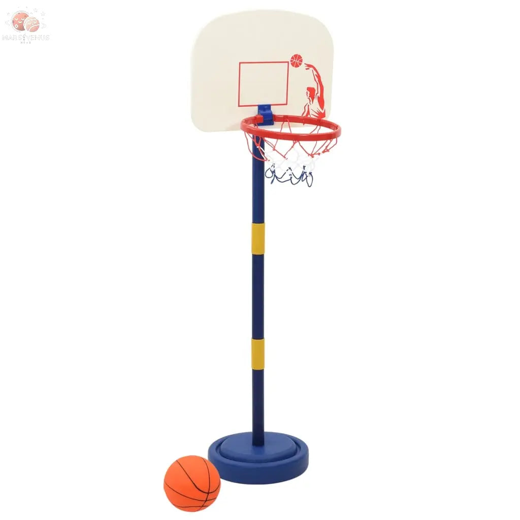 Support De Jeu De Basket-Ball Avec Ballon Et Pompe 90/121 Cm