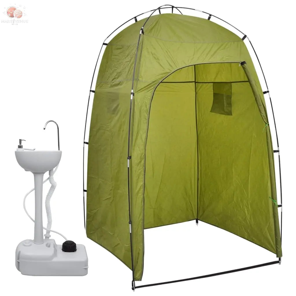 Support De Lavage Des Mains De Camping Portable Avec Tente 20 L