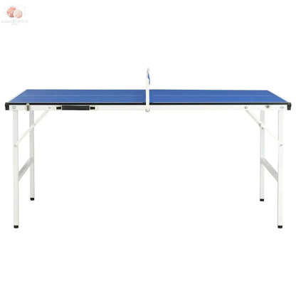 Table De Ping-Pong Avec Filet 152X76X66 Cm Bleu