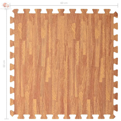 Tapis De Sol 6 Pcs Grain De Bois 2,16㎡ Mousse Eva