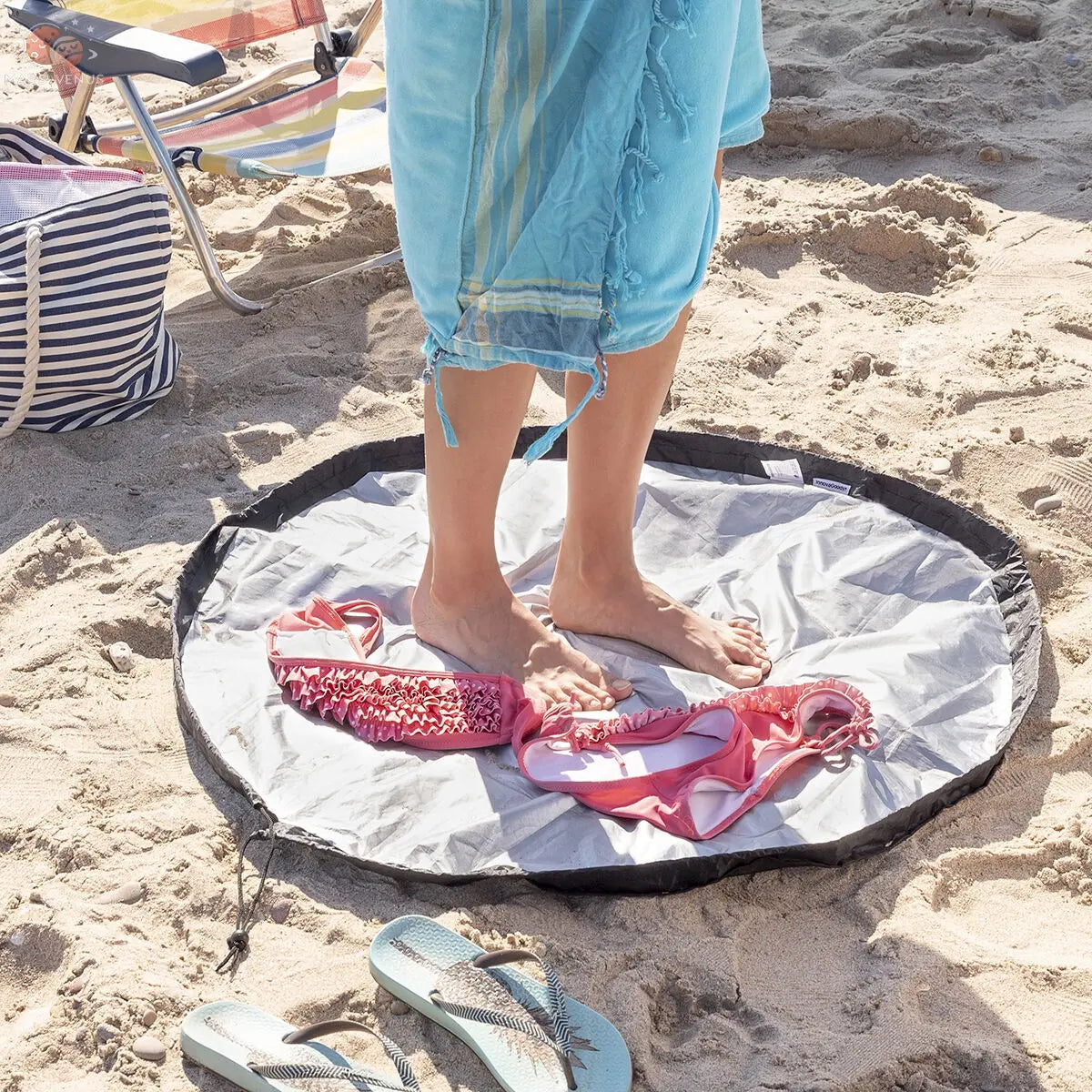 Tapis de sol + sac pratique pour salle de sport ✅ imperméable 💦  et hygiénique Bigbuy